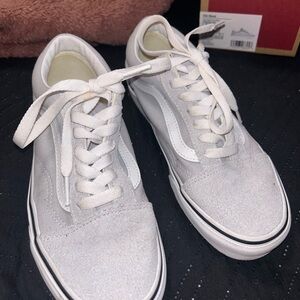 Vans White and Gray Sneakers